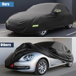 TopikaAuto - Waterproof Car Cover Sunproof, Universal Fit for All Weather