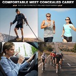 Topika Tactical Belly Band Holster, Concealed Carry Waist Belt, Zipper type