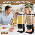 Topika Grain Dispenser Countertop 2 Pcs 5.5L Multifunction Dry food Storage