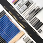 Topika - Sketch Pencil Artists Pencil Set, 50Pcs Drawing Pencil Set