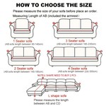 Elastic Closure Couch Covers, Universal Sofa Cover 1 2 3 4 Seater