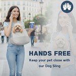 Topika Dog Carrier Hands Free Dog Sling Carrier for Small Dogs/Cats