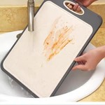 Topika Stainless Steel Cutting Board for Kitchen Chopping Board with Handle