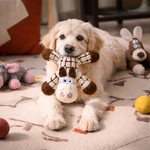Topika Stuffed Dog Plush Toys, Dog Squeaky Toy, Dog Soft Toys 3pack