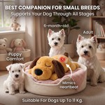 Topika Heartbeat Toy for Puppies, Calming Plush with Heat Pack
