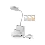 Topika - LED Desk Lamp With Pen Holder, Phone Stand And USB-C Charging
