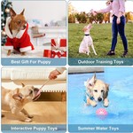 TopikaPet - 6pcs Puppy Chew and Squeaky Toys, Teething Toys for Small Dogs