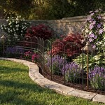 Topika - Gardening Fences Metal Garden Fencing 99cm x 32cm -10pcs
