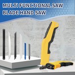 Topika Hand Saw 6-in-1 Multi-Blades Hacksaw with Quick Change & TPR Handle