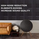 Topika - Self Adhesive Sound Proof Foam Panels for Walls - 50x50x5cm