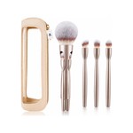 Topika 4-in-1 Magnetic Makeup Brush Set with Storage Pouch