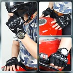 Motocentric Motorcycle Gloves Motorbike Half Finger Gloves