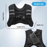 Topika Weighted Running Vest for Men/Women with Pockets