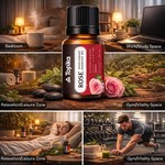 Topika - Essential Oils Set, 12 Piece Water-Soluble Fragrance Oils, 10ml