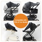 Stroller Sun Shade, Baby Sun Shade Canopy, UV Protection Cover
