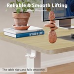 Topika Standing Desk Adjustable Height Sit Stand Desk for Home Office