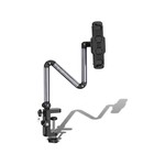 Topika Long Arm Tablet Stand With Dual Phone Holders,Flexible Bedside Mount