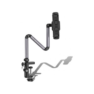 Topika Long Arm Tablet Stand With Dual Phone Holders,Flexible Bedside Mount