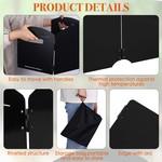 Topika Burner Gas Stove Wind Shield, Portable Folding Wind Deflector