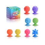 Topika Sensory Fidget Suction Toys for Kids,8 Piece Calm Down Stress Relief