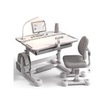 Topika Height Adjustable Kids Study Desk and Chair Set with LED Light