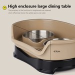 Topika Stainless Steel Double Bowls for Dogs & Cats, Non-Slip Tray