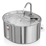 Topika 3.2L Stainless Steel Automatic Pet Water Fountain Dispenser