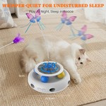 Topika Interactive Cat Toy, 3 in 1 Automatic Kitten Toy