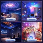 Topika 13in1 Projector Galaxy And Planet Light Projector Adjustable focus