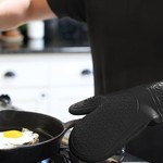 Topika - Silicone Oven Mitts Extra Long Heat Resistant 260 C - 2 Pack