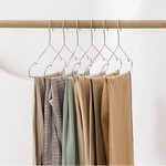 TopikaHome - 50/30 Pack Stainless Steel Clothes Hangers, Heavy Duty Hanger