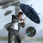 Topika Windproof Travel Umbrella Automatic Folding Windproof & UV-Resistant