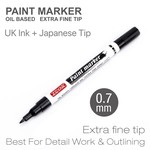 ZEYAR - 48-Colour Oil-Based Paint Marker Pen Set, 0.7mm Extra Fine Tip