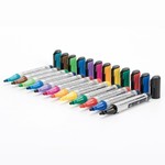 ZEYAR-12 Pcs Erasable Dry Erase Whiteboard Markers, Durable Fibre Tip
