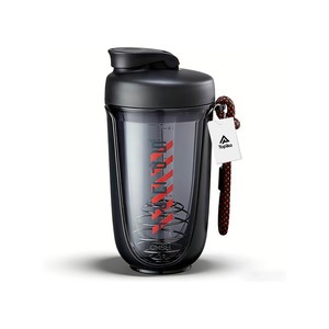 Topika Protein Shaker Bottle 590ml, Round Bottom Shaker Cup Durable Blender