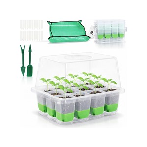 Topika - Seed Starter Tray Seed Starting Trays Reusable Silicone 4Pcs Set