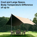 Naturehike - Camping Outdoor Canopy Camping Shade Canopy Waterproof Tarp