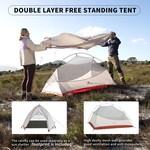 Naturehike 2 Man Tent Waterproof, Two Person Tent For Camping, Cloud Up Pro