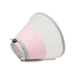 Pink Soft Cat Cone Collar for Recovery, Anti-Lick, Waterproof Mesh