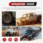 TopikaAuto - 2PC Off-Road Traction Boards for Sand&Mud Recovery, 3.5T Load