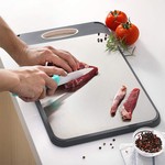 Topika Stainless Steel Cutting Board for Kitchen Chopping Board with Handle