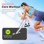 Topika - Ab Machine, 5-Level Adjustable Ab Trainer With LCD Counter