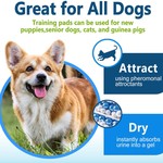 Topika Pet Training Pads for Puppies, Leak-Proof Quick-Dry Pads, 60x60cm