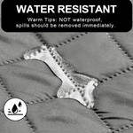 Topika Reversible Couch Cover, Water Resistant Sofa Pet Protector