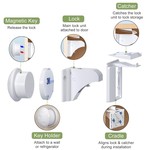 Topika Child Proof Cabinet Locks Baby Proofing Magnetic Design