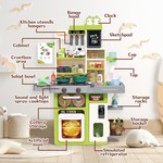Topika Kids Kitchen Play Set with Light, Sound and Play Food