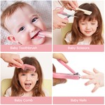 Topika 20 in 1 Baby Care Nursery Kit Infant Grooming Kit,Pink And Blue