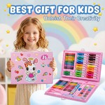 Topika Kids Art Set 86pcs with Colouring Books