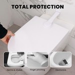 Topika 2 Piece Toilet Safety Lock For Kids SafetyToilet Lid Lock& 1-click