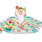 Topika 5-in-1 Baby Gym & Ball Pit with Sensory Toys, Tummy Time Mat